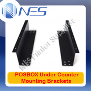 POSBOX Genuine Under Counter Mounting Brackets for EC-410 Cash Drawer (BLACK)